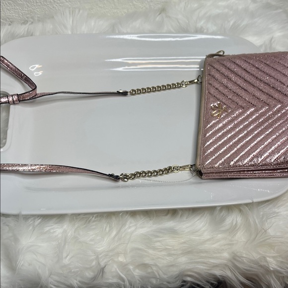 Victoria's Secret Metallic Pink Crossbody Bag - Picture 4 of 10